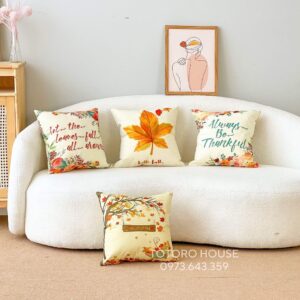 Gối Tựa Sofa Lá Phong