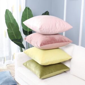 Gối Tựa Sofa Nhung Trơn