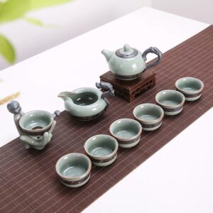 Bộ Ấm Trà Gốm Sứ