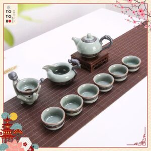 Bộ Ấm Trà Gốm Sứ