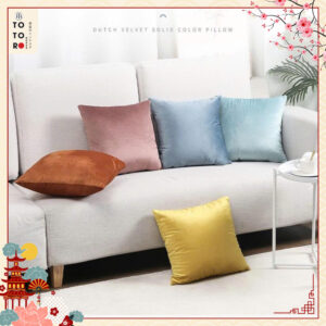 Gối Tựa Sofa Nhung Trơn