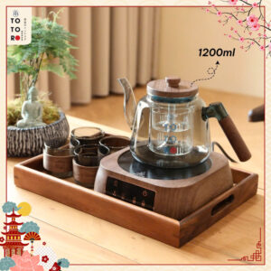 Bộ Ấm 2in1 Vân Gỗ Óc Chó