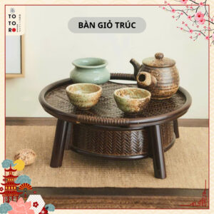 Bàn giỏ đựng trà