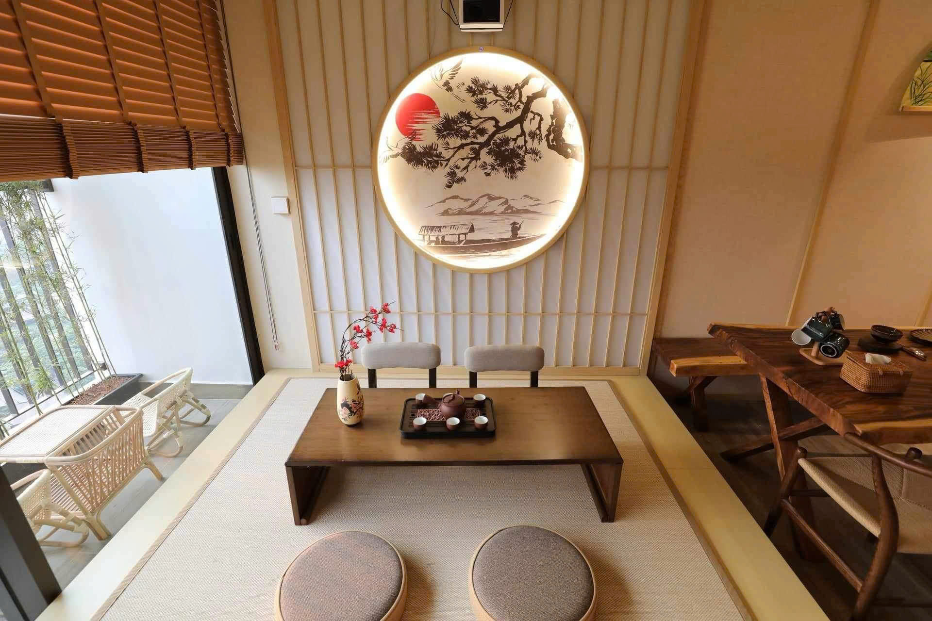 Nội thất trà đạo phong cách Nhật Bản