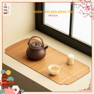 Khăn Trải Bàn Trà Tre Tự Nhiên 49x22cm